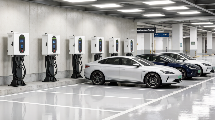 EV Charger In Parking