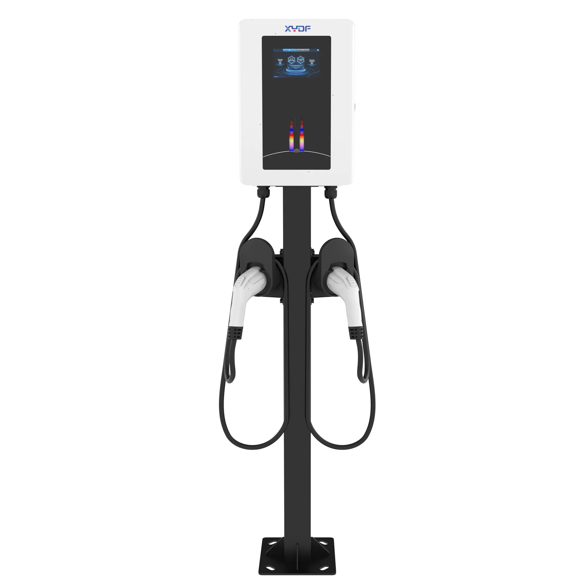 XYDF charging equipment shown for a product-route discussion after requirements are confirmed
