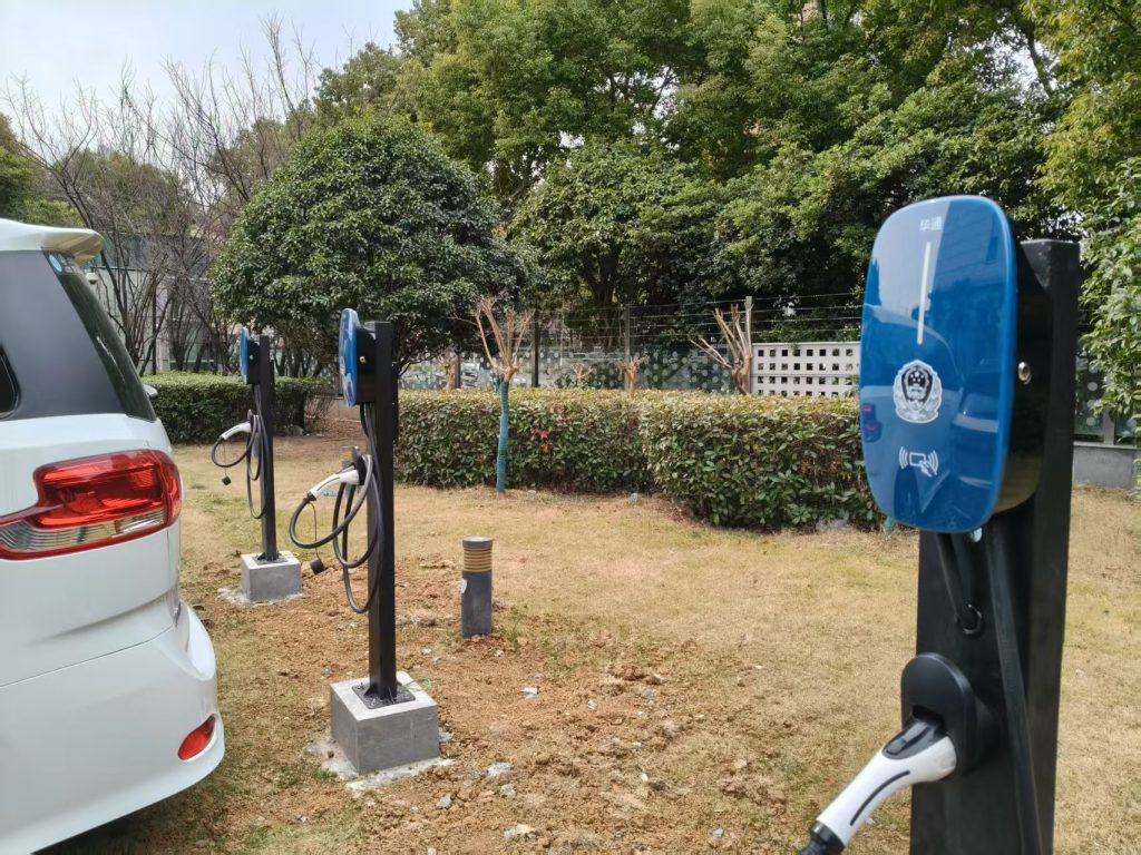 Charging Station For Private Cars Of Office Staff