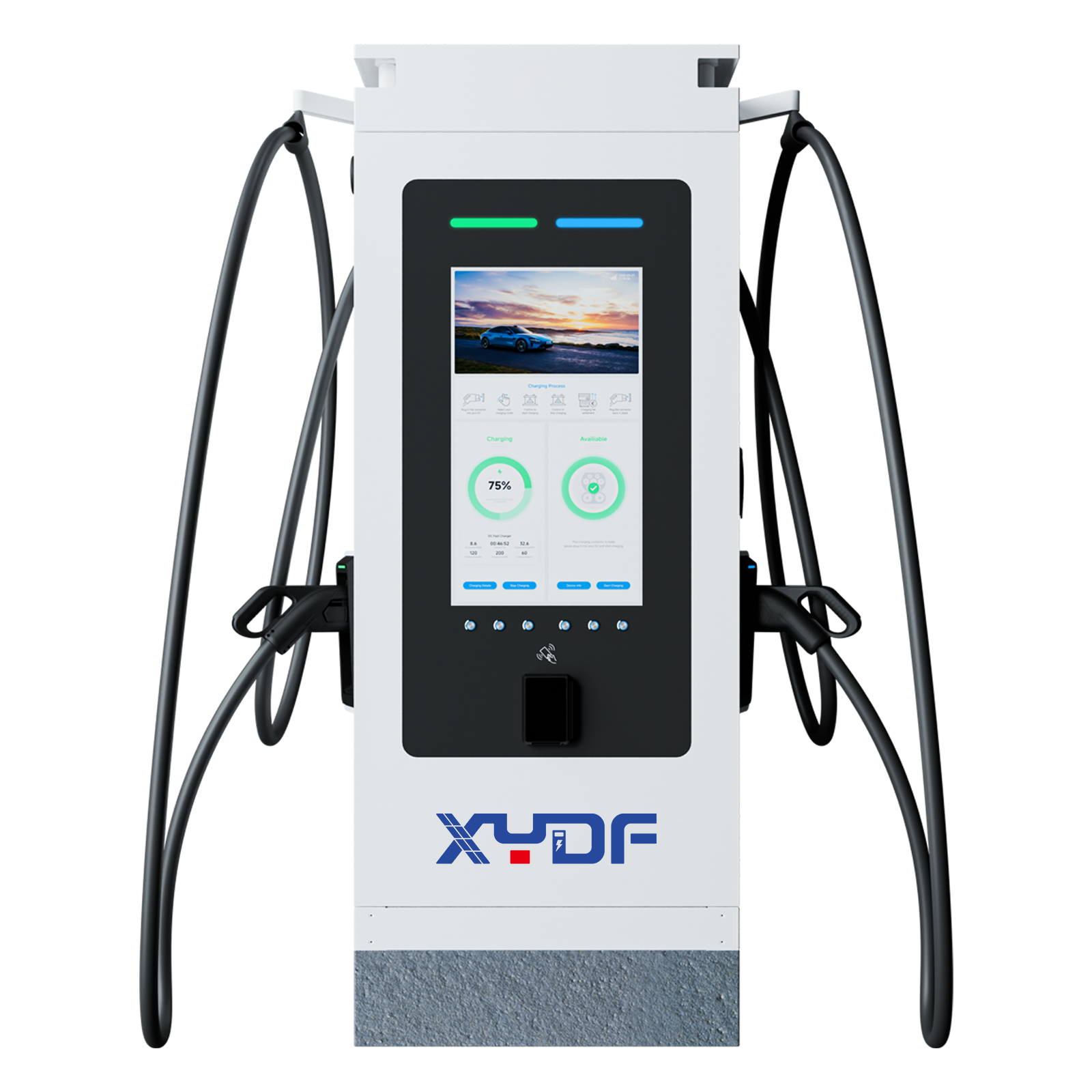 EEC2 Series Large Screen DC Fast Charging Station