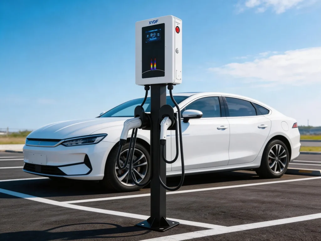 AC Charger In Parking Lot