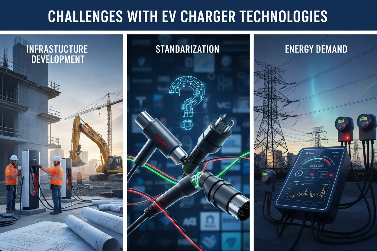 challenges-with-ev-charger-technologies-infrastructure-development-standardization-energy-demand