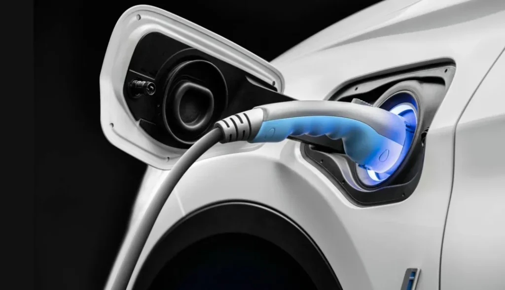 ev charging time - an ev is in charging