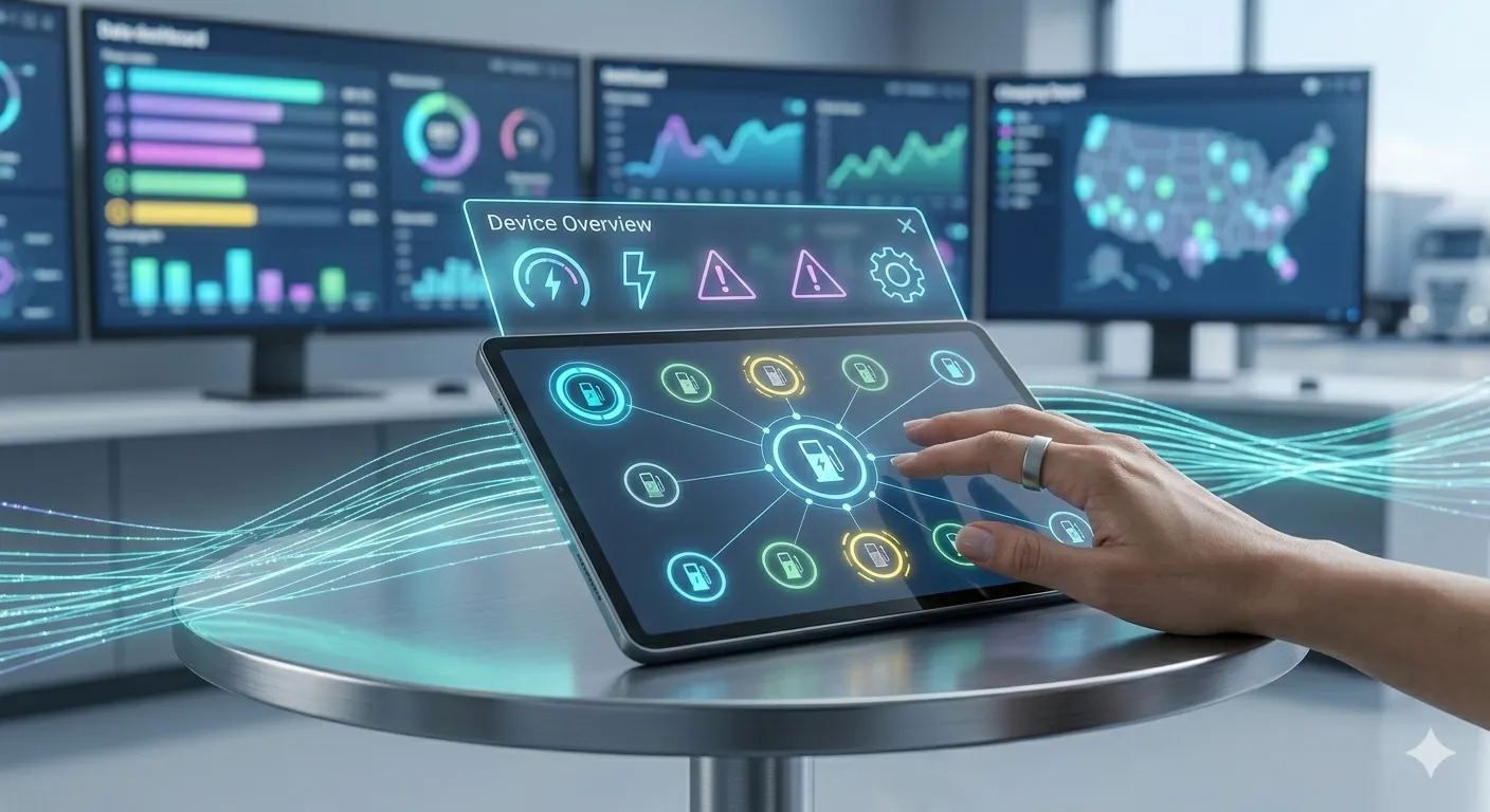 commercial charging solution easy to manage