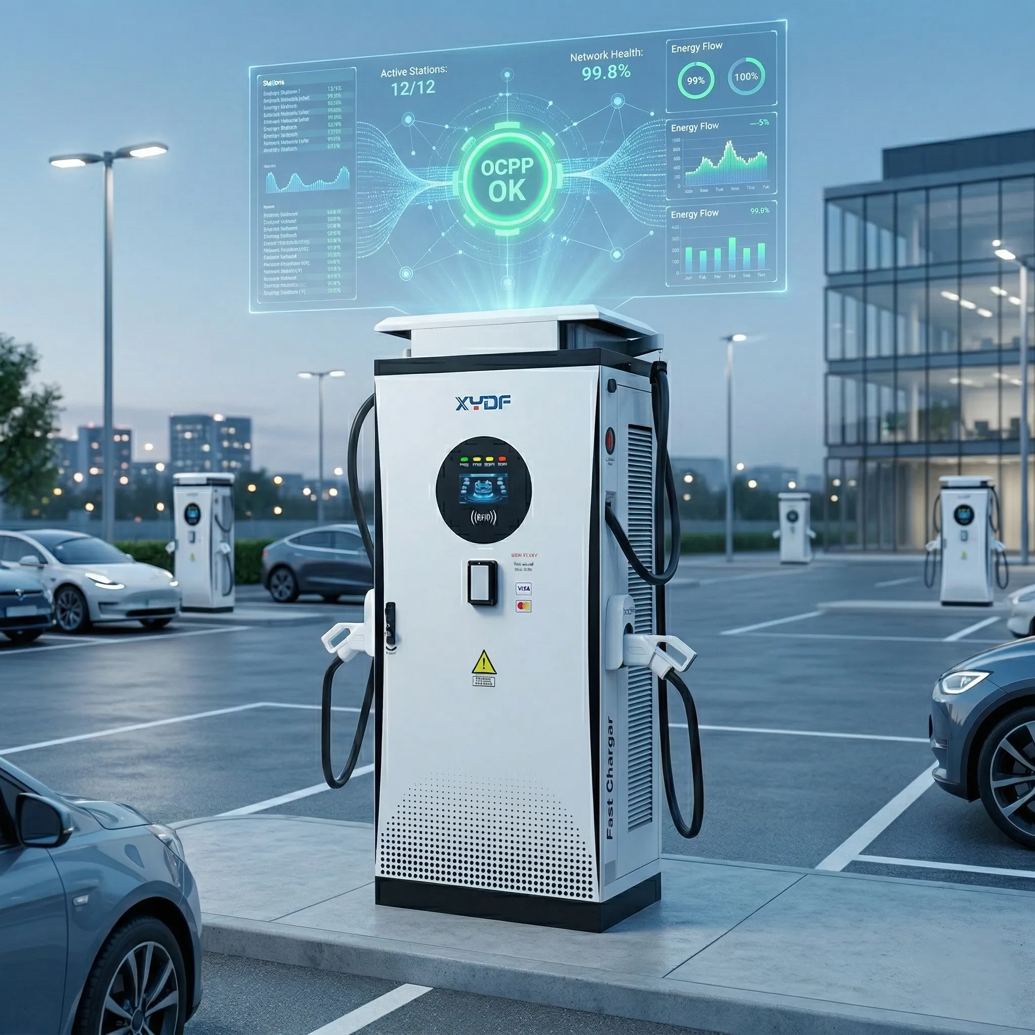 XYDF ev charger support OCPP