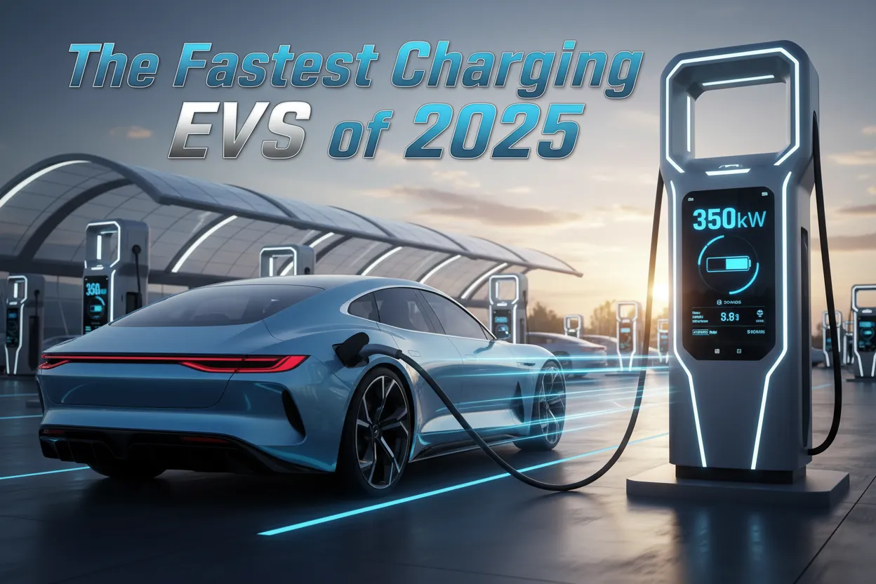 The Fastest Charging EVs of 2025