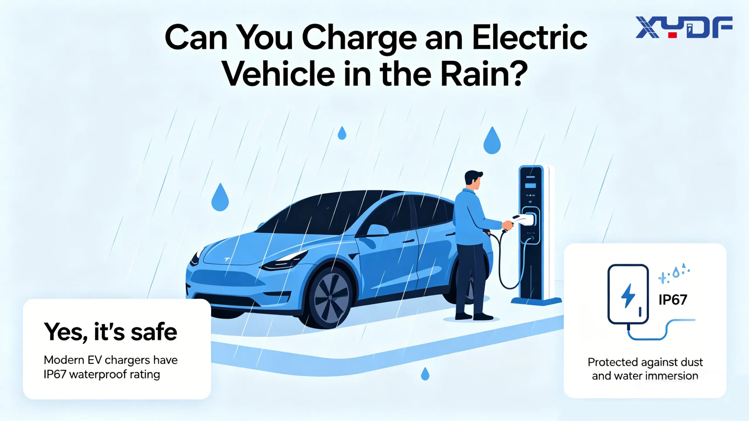 Can You Charge An Electric Vehicle In The Rain?