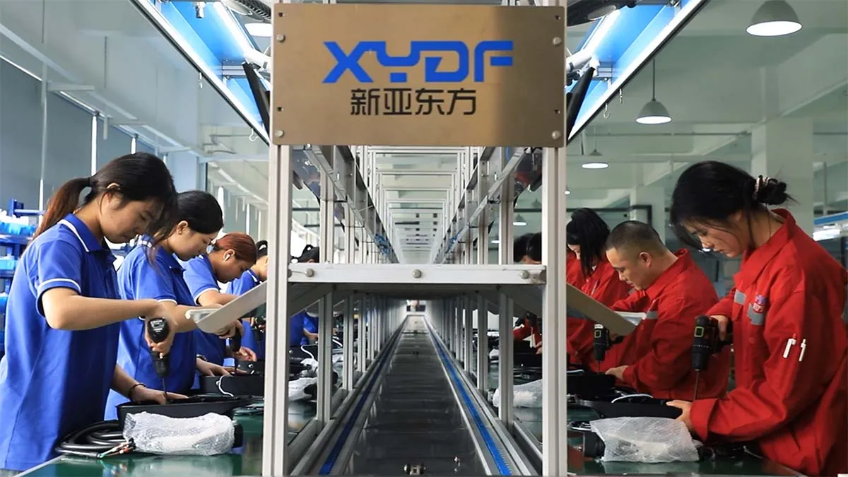 XYDF EV Charger Production Workshop