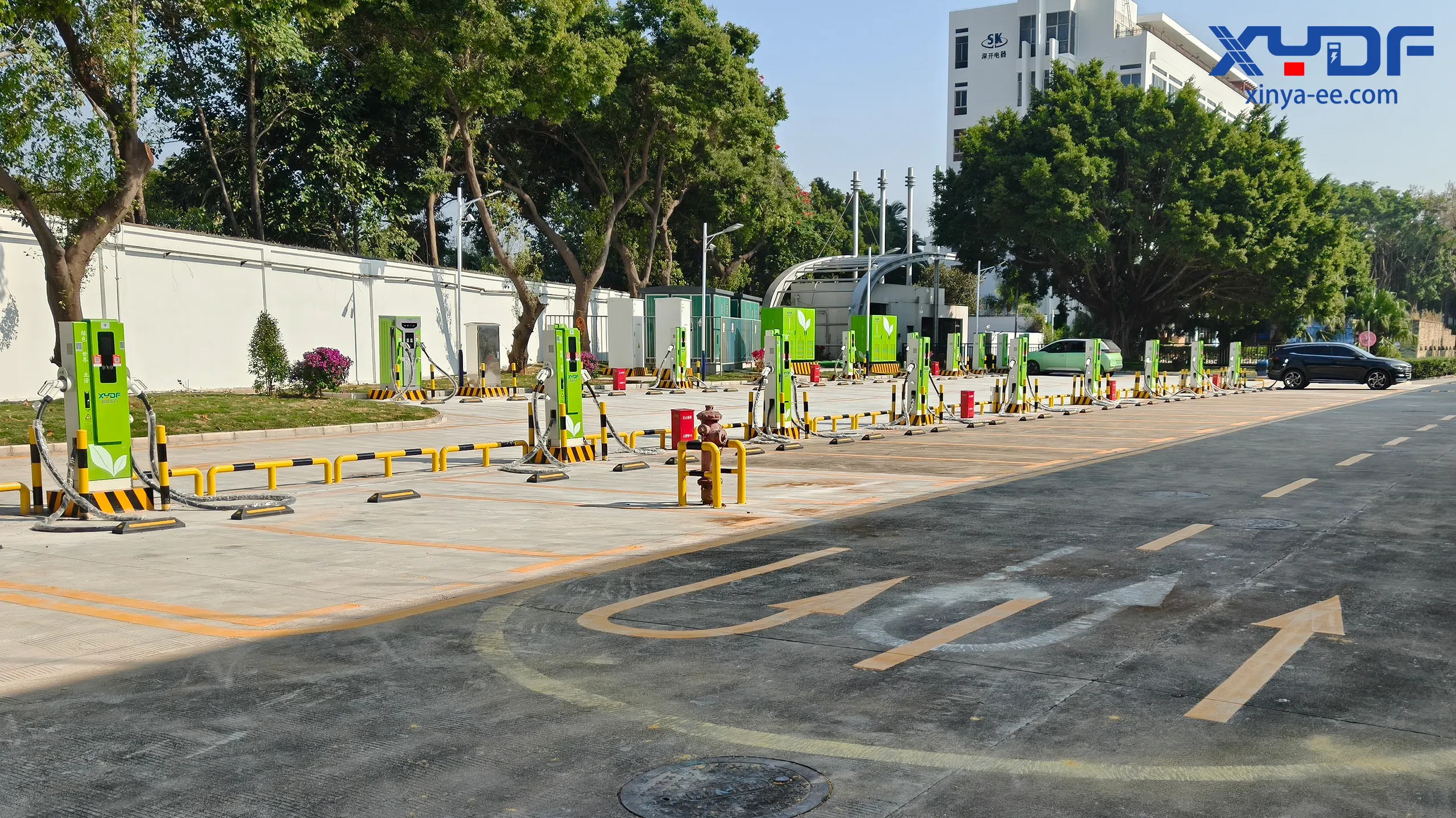 EV Chargers of Shenzhen Charging Station