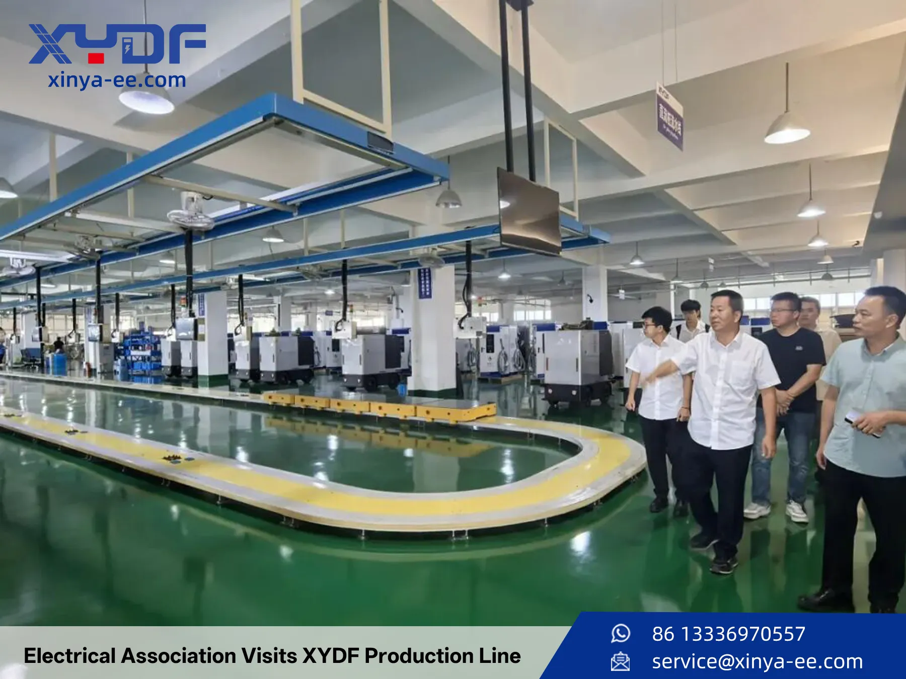 Electrical Association Visits XYDF Production Line