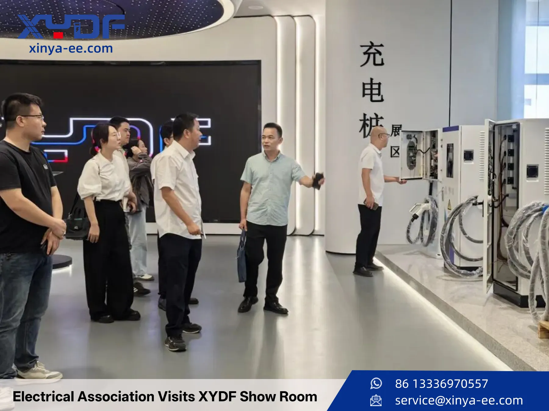 Electrical Association Visits XYDF Show Room