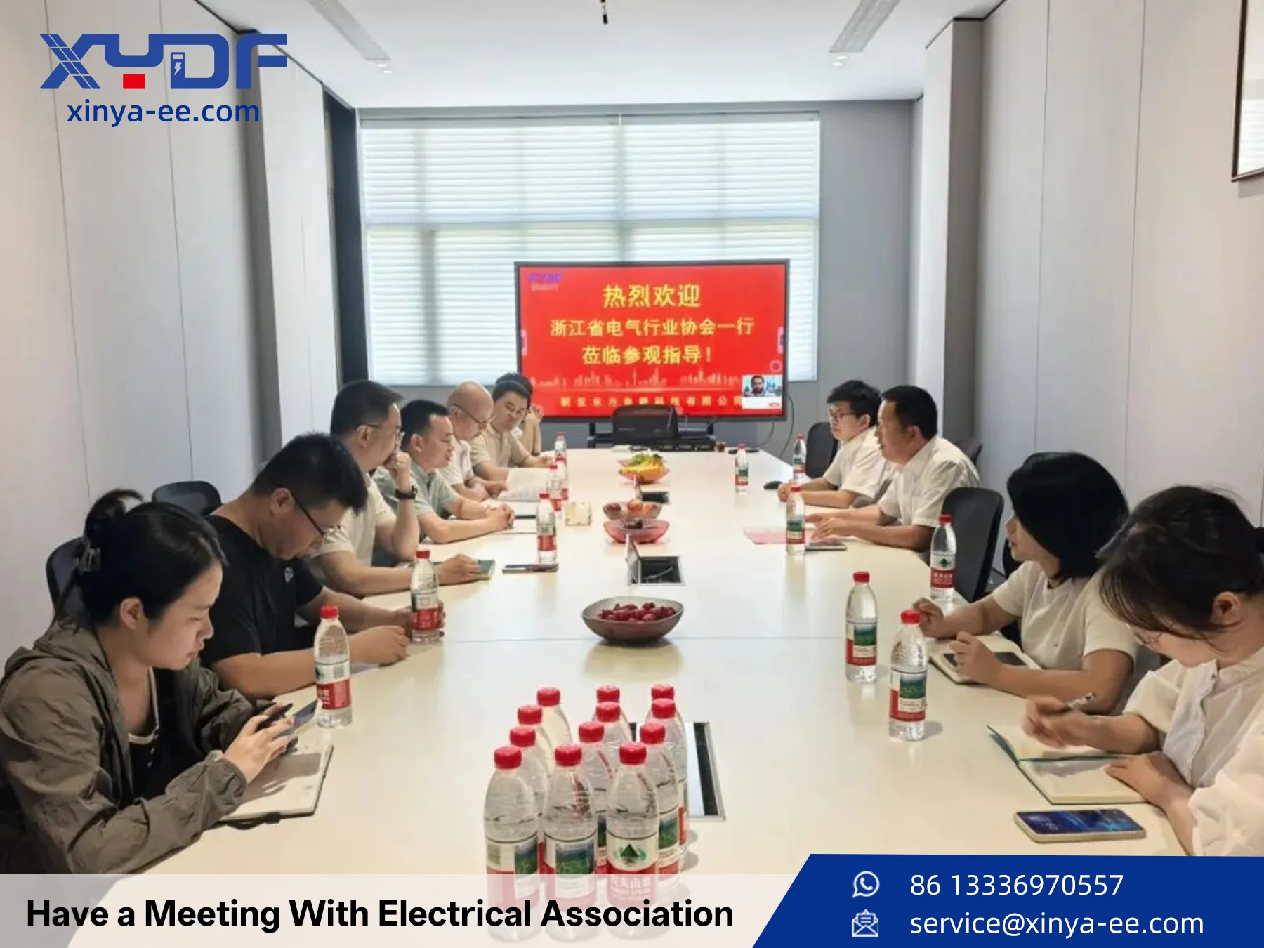 Have a Meeting With Electrical Association