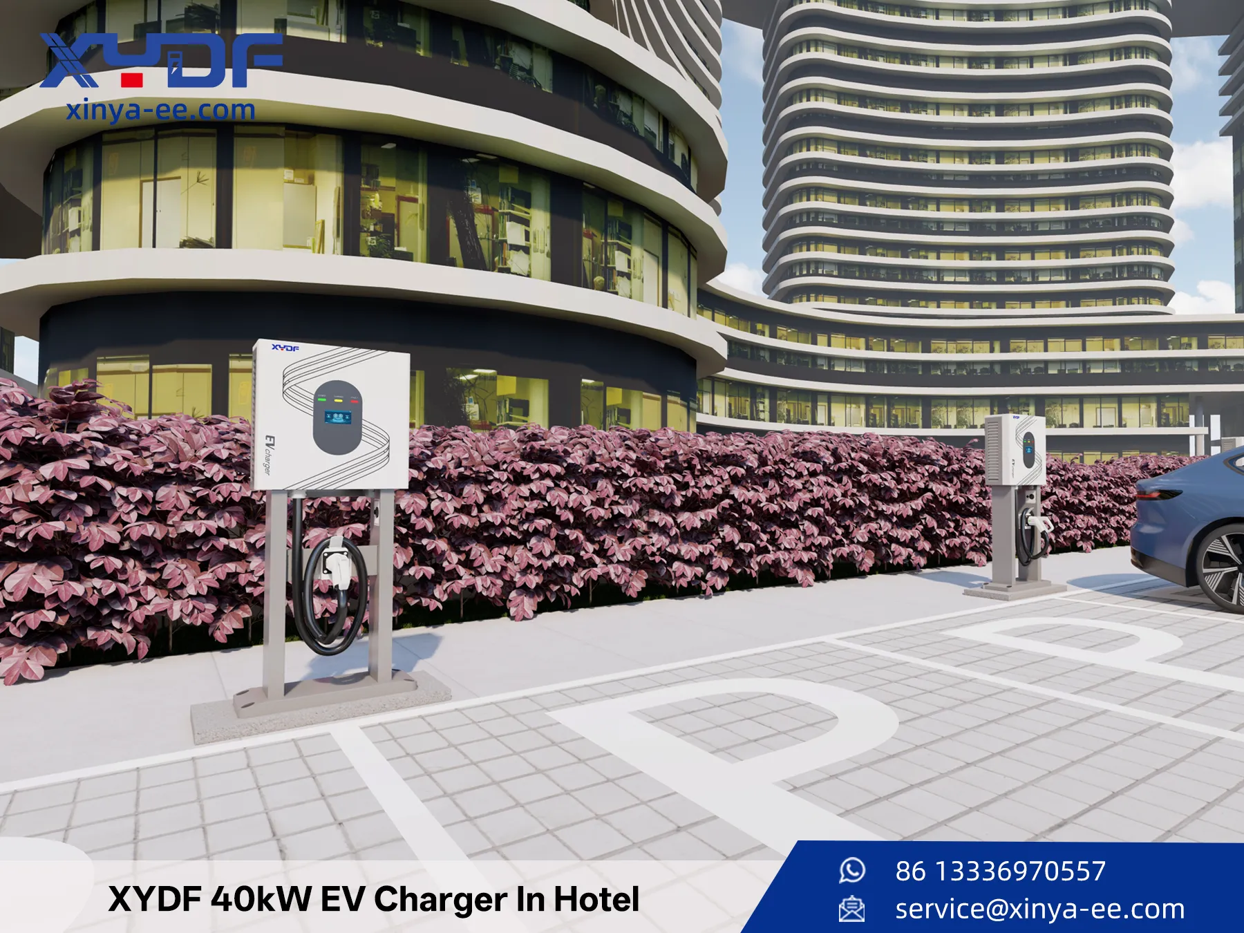 XYDF 40kW EV Charger In Hotel