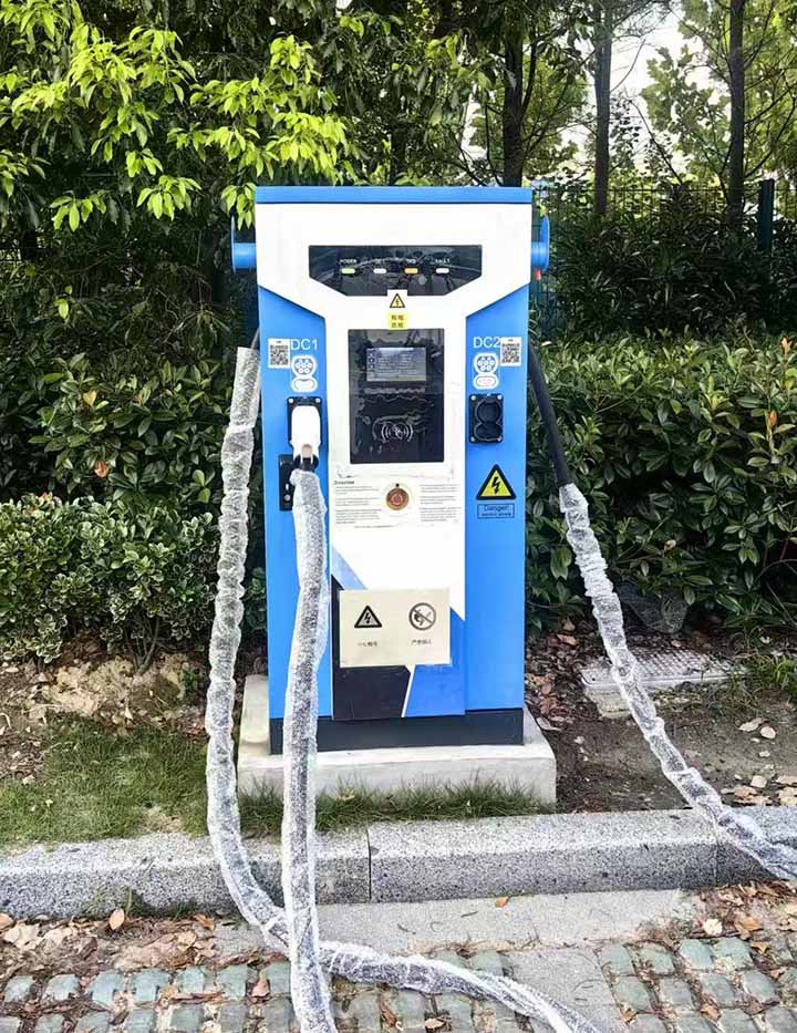 XYDF DC fast charger at Geely EV RD git