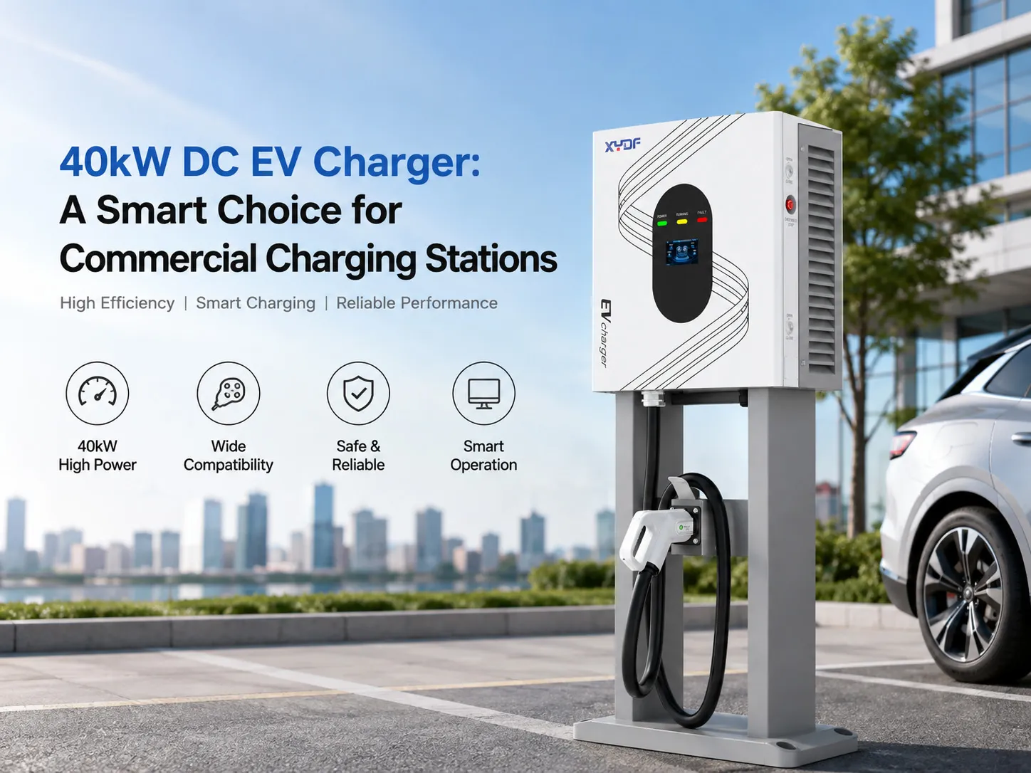 40kW DC EV Charger: A Smart Choice for Commercial Charging Stations