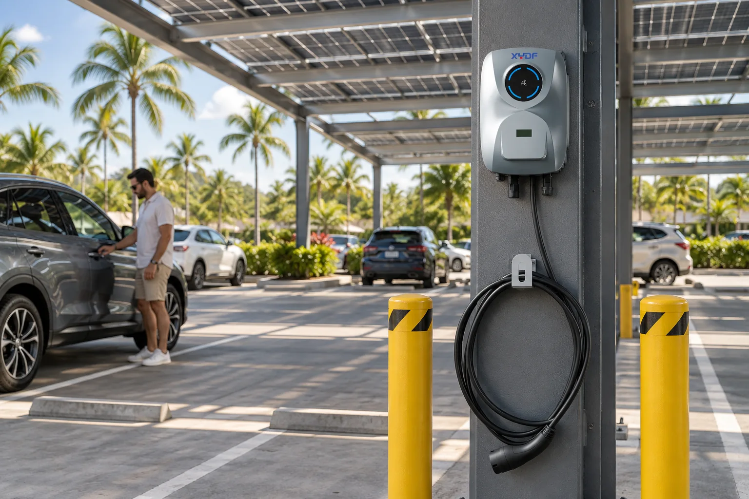 Solar Carports for Tropical Commercial EV Charging Stations: Shading as a Performance Strategy