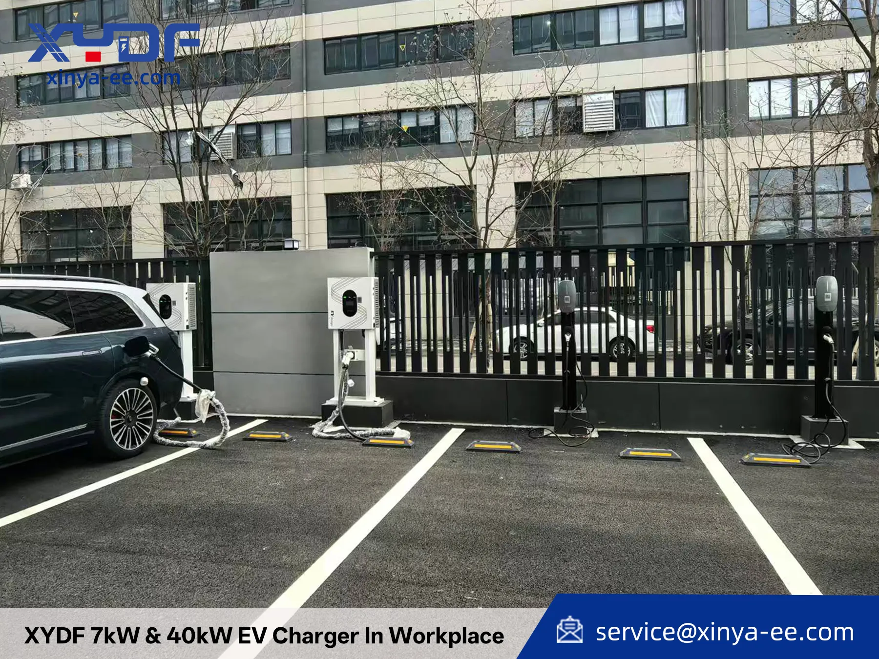 XYDF 7kW & 40kW EV Charger In Workplace