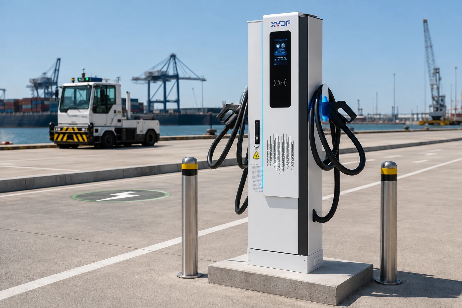 Automated and Underbody Charging for Autonomous Fleets: Fleet EV Charging at Ports