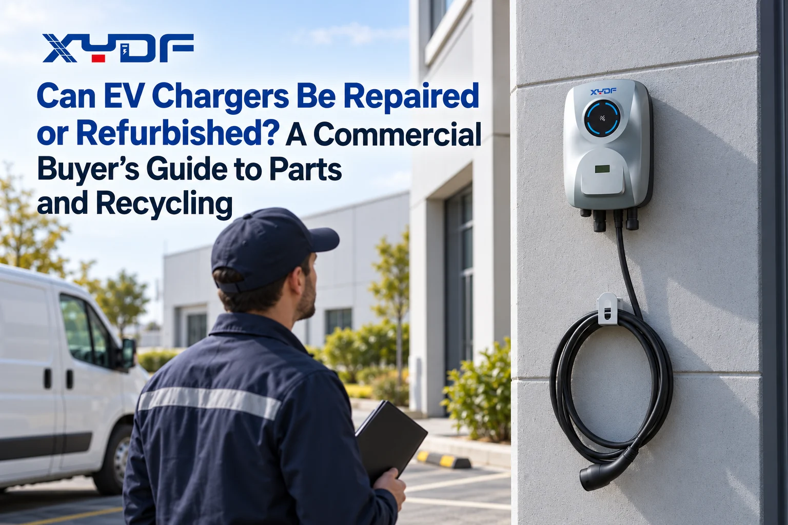Can EV Chargers Be Repaired or Refurbished? A Commercial Buyer’s Guide to Parts and Recycling