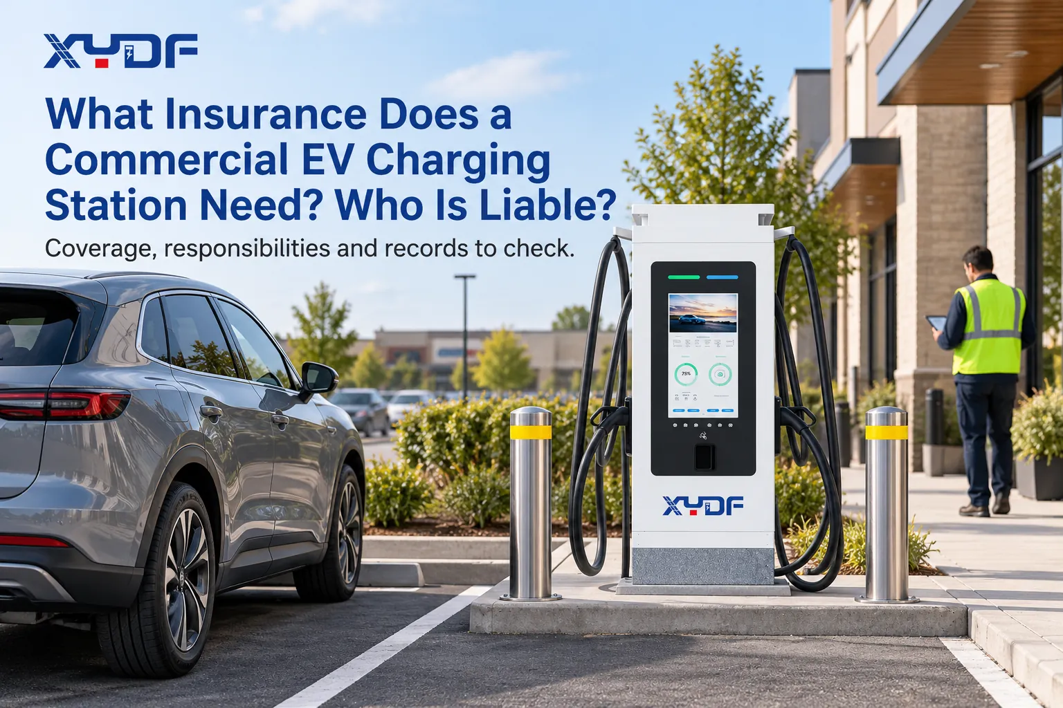 What Insurance Does a Commercial EV Charging Station Need? Who Is Liable?
